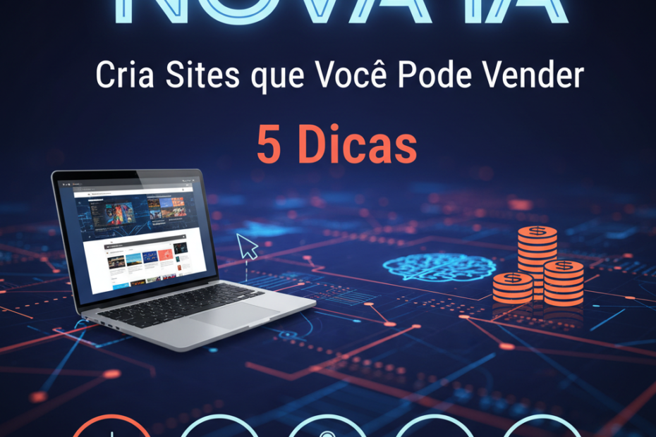 NOVA IA Cria Sites que Você Pode Vender