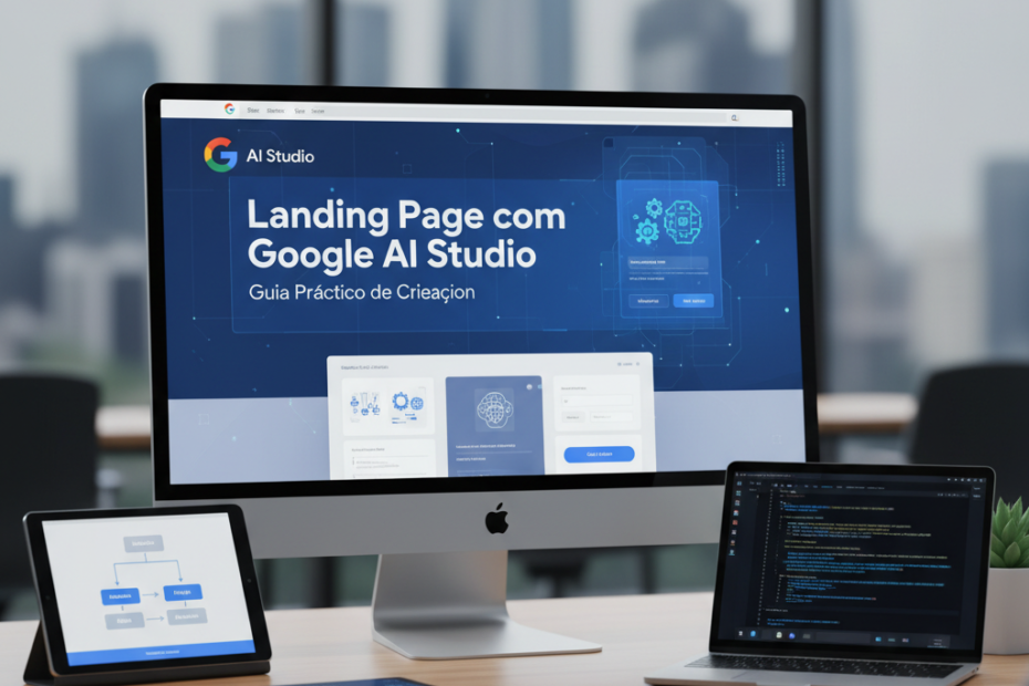 Landing Page com Google AI Studio